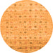 Machine Washable Abstract Orange Contemporary Area Rugs, wshcon1557org