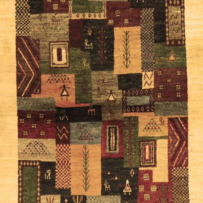 Abstract Brown Contemporary Rug, con1558brn