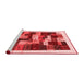 Contemporary Red Washable Rugs