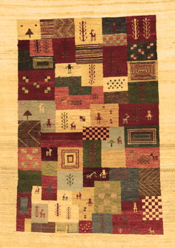 Abstract Brown Contemporary Rug, con1559brn