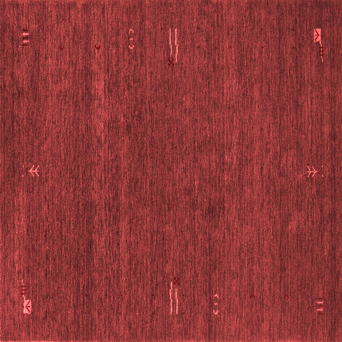 Machine Washable Abstract Red Contemporary Rug, wshcon155red