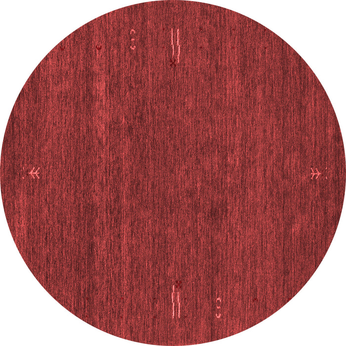 Abstract Red Contemporary Rug, con155red
