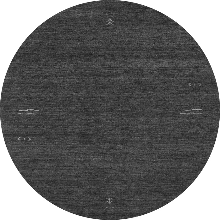 Square Abstract Gray Contemporary Rug, con155gry