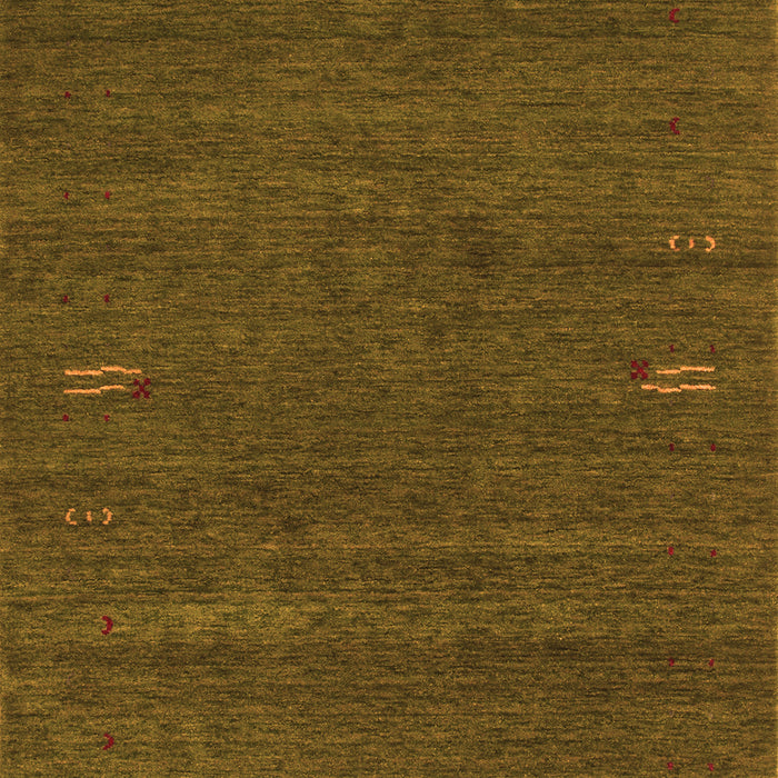 Abstract Orange Contemporary Rug, con155org