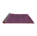 Sideview of Abstract Purple Contemporary Rug, con155pur