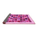 Sideview of Abstract Pink Contemporary Rug, con1560pnk