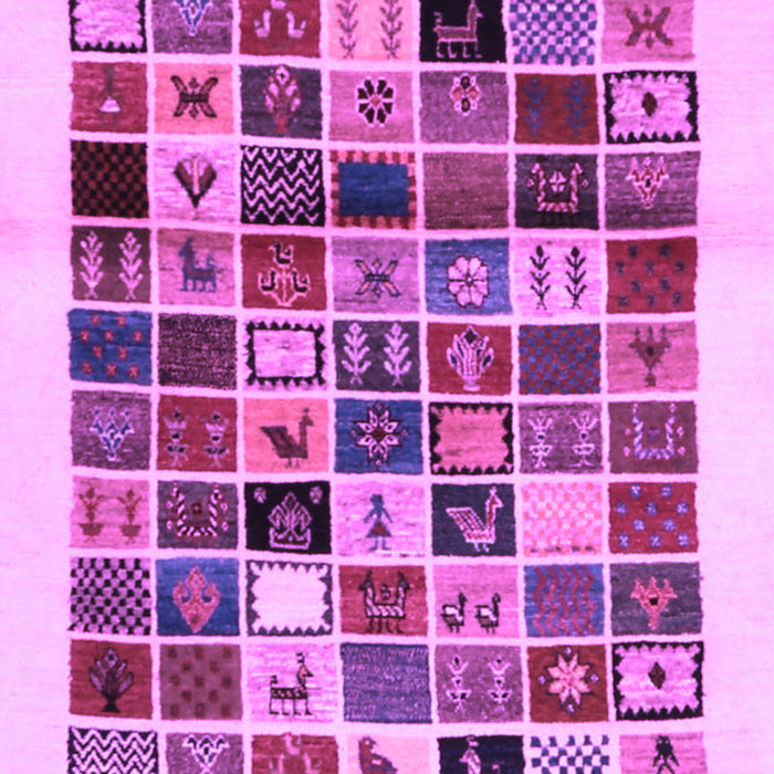 Abstract Purple Contemporary Rug, con1560pur