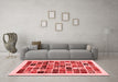 Contemporary Red Washable Rugs