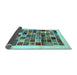 Sideview of Abstract Light Blue Contemporary Rug, con1560lblu