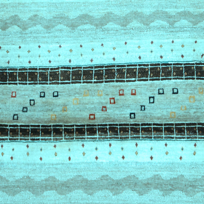 Abstract Light Blue Contemporary Rug, con1561lblu