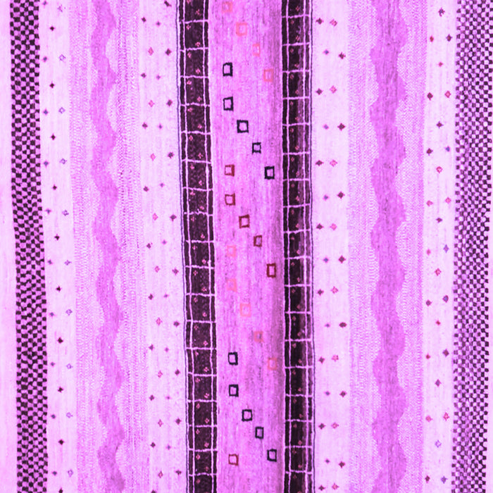 Square Abstract Purple Contemporary Rug, con1561pur