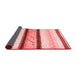 Abstract Red Contemporary Area Rugs