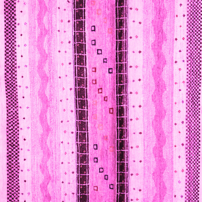 Square Abstract Pink Contemporary Rug, con1561pnk