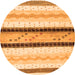 Machine Washable Abstract Orange Contemporary Area Rugs, wshcon1561org