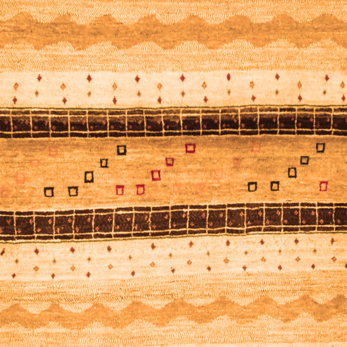 Abstract Orange Contemporary Rug, con1561org