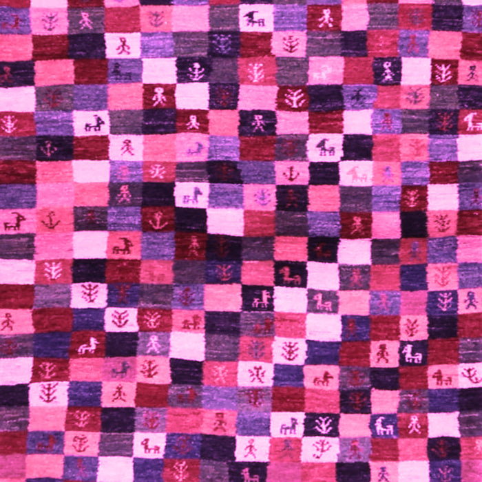 Abstract Pink Contemporary Rug, con1562pnk