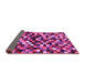 Sideview of Abstract Pink Contemporary Rug, con1562pnk