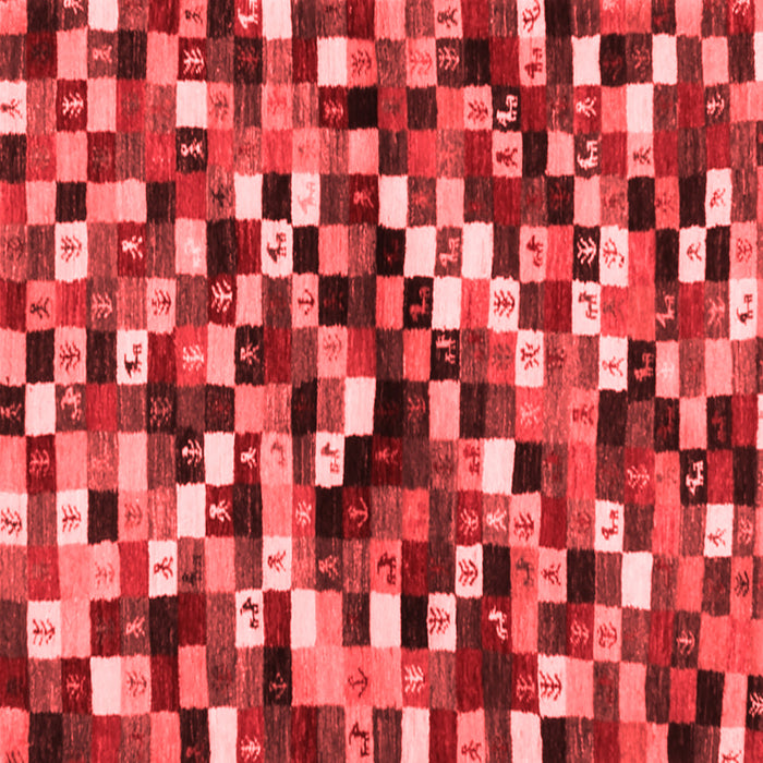 Abstract Red Contemporary Rug, con1562red