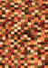 Serging Thickness of Machine Washable Abstract Orange Contemporary Area Rugs, wshcon1562org