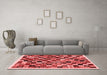 Contemporary Red Washable Rugs