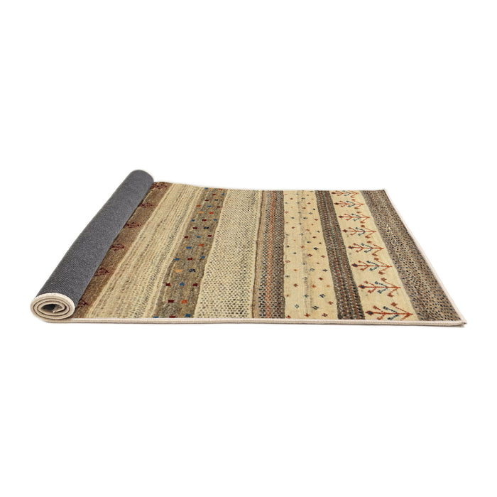 Thickness of Contemporary Light Brown Modern Rug, con1565