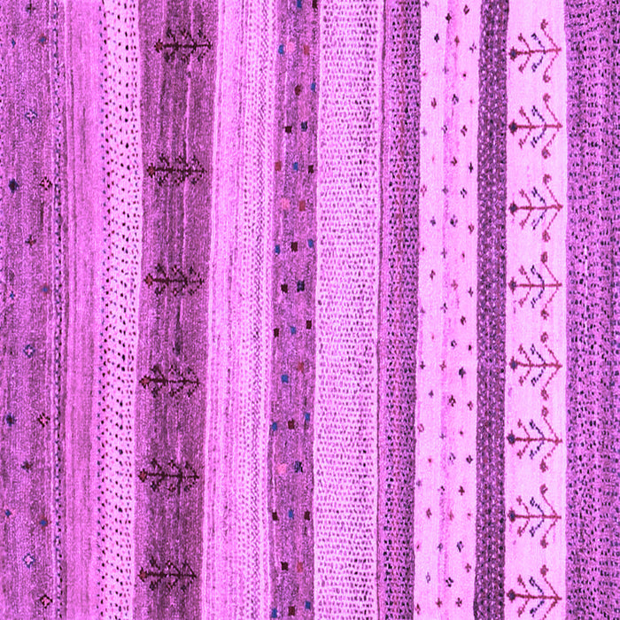 Square Machine Washable Abstract Purple Contemporary Area Rugs, wshcon1565pur