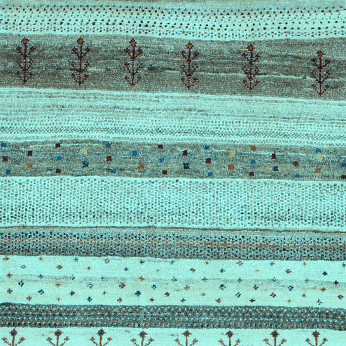 Machine Washable Abstract Light Blue Contemporary Rug, wshcon1565lblu