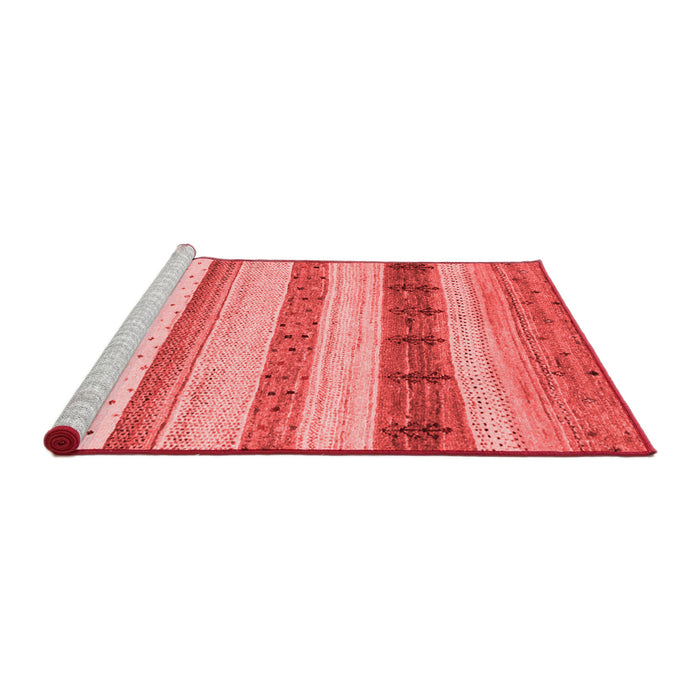 Contemporary Red Washable Rugs