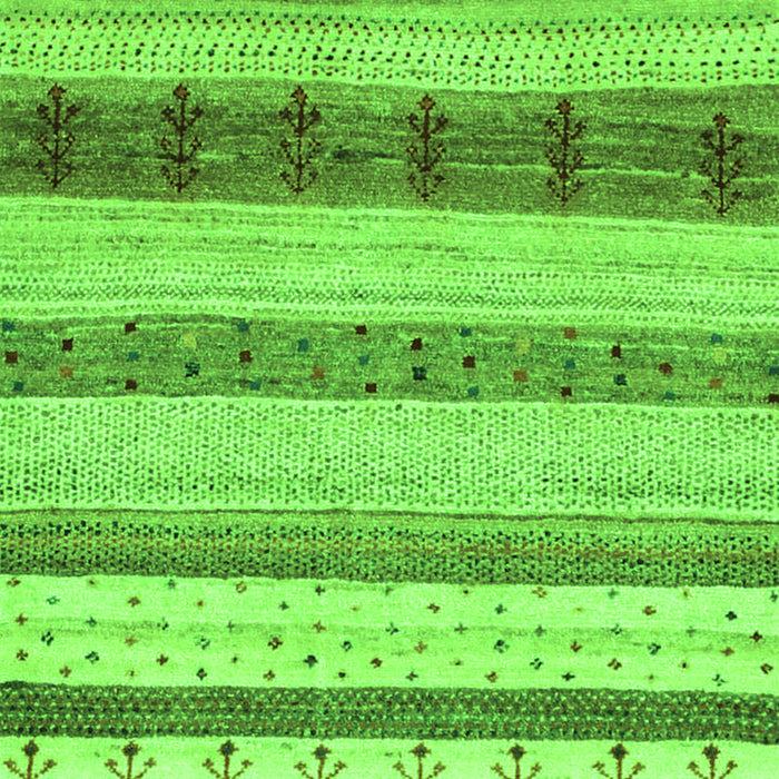 Abstract Green Contemporary Rug, con1565grn