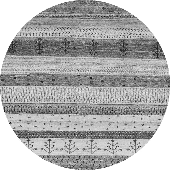 Square Abstract Gray Contemporary Rug, con1565gry