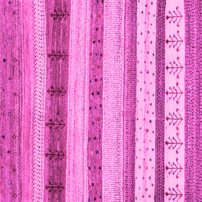 Square Machine Washable Abstract Pink Contemporary Rug, wshcon1565pnk