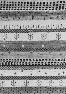 Abstract Gray Contemporary Rug, con1566gry