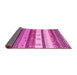 Sideview of Abstract Pink Contemporary Rug, con1566pnk