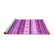 Sideview of Machine Washable Abstract Purple Contemporary Area Rugs, wshcon1566pur