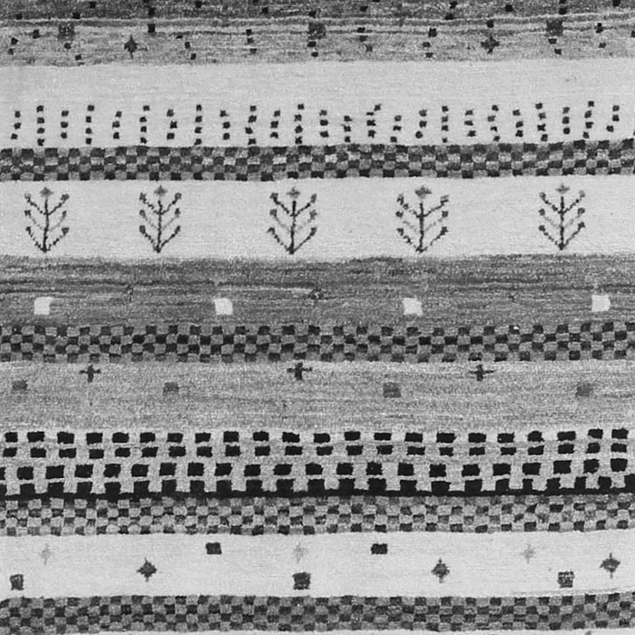 Serging Thickness of Machine Washable Abstract Gray Contemporary Rug, wshcon1566gry