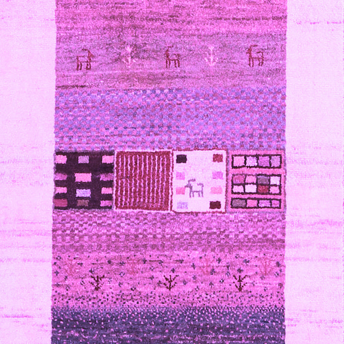 Solid Purple Modern Rug, con1567pur