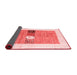 Solid Red Modern Area Rugs