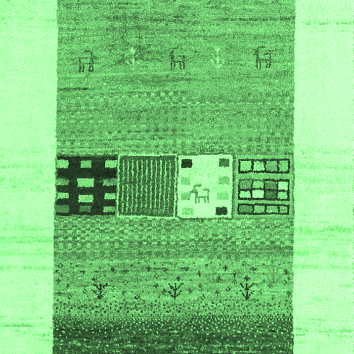 Solid Emerald Green Modern Rug, con1567emgrn