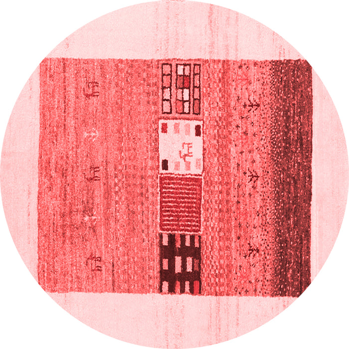 Machine Washable Solid Red Modern Rug, wshcon1567red