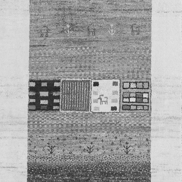 Serging Thickness of Machine Washable Solid Gray Modern Rug, wshcon1567gry