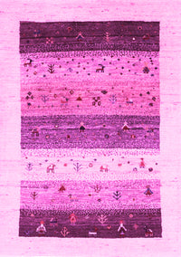 Solid Pink Modern Rug, con1568pnk