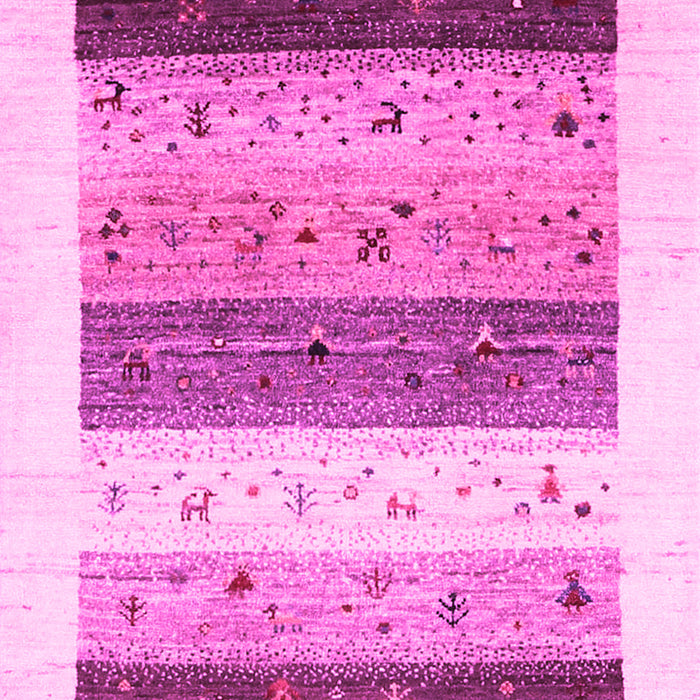 Solid Pink Modern Rug, con1568pnk