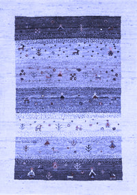 Solid Blue Modern Rug, con1568blu