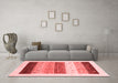 Modern Red Washable Rugs