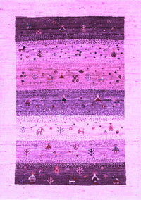 Solid Purple Modern Rug, con1568pur