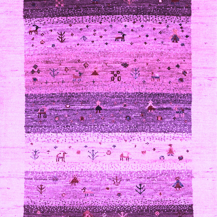 Solid Purple Modern Rug, con1568pur
