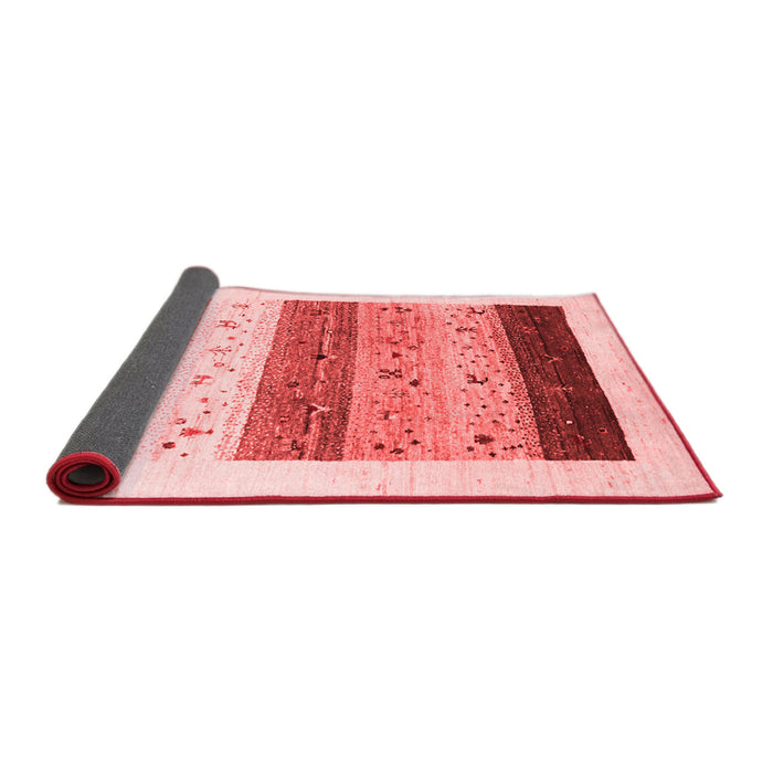 Solid Red Modern Area Rugs