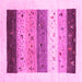 Square Solid Pink Modern Rug, con1568pnk