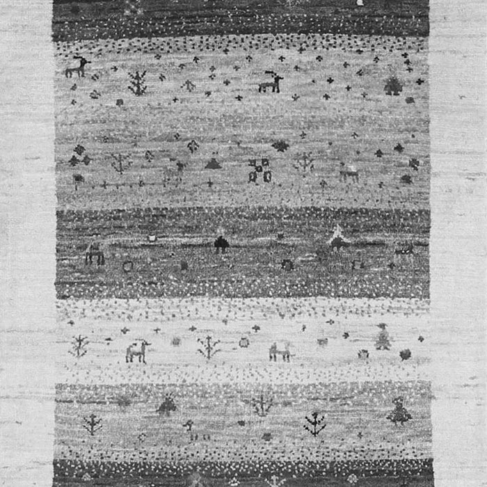 Serging Thickness of Machine Washable Solid Gray Modern Rug, wshcon1568gry