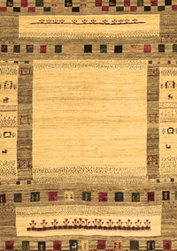 Abstract Brown Contemporary Rug, con1569brn